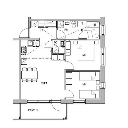 Apartamento Levin Kunkku C 2 *